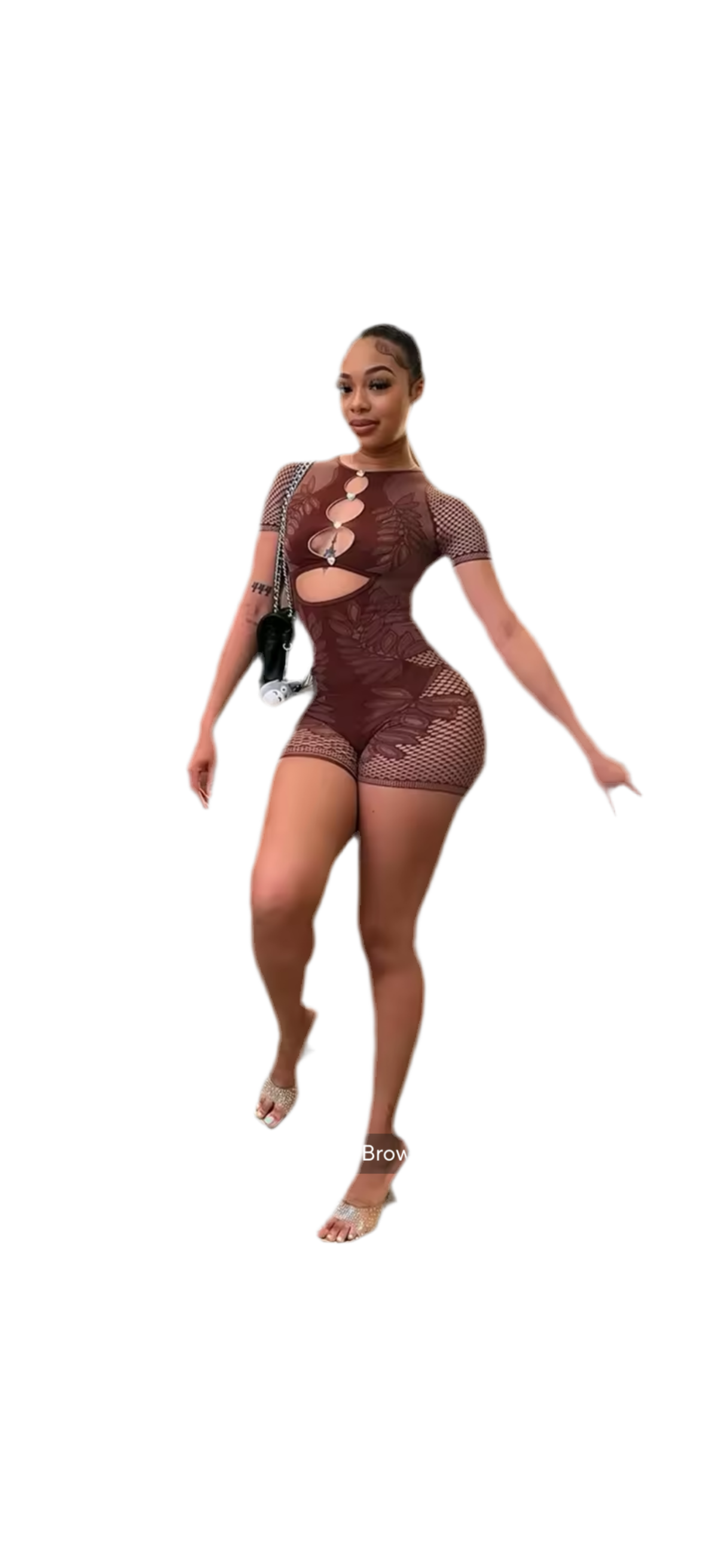 Meshin Around Shorts Romper