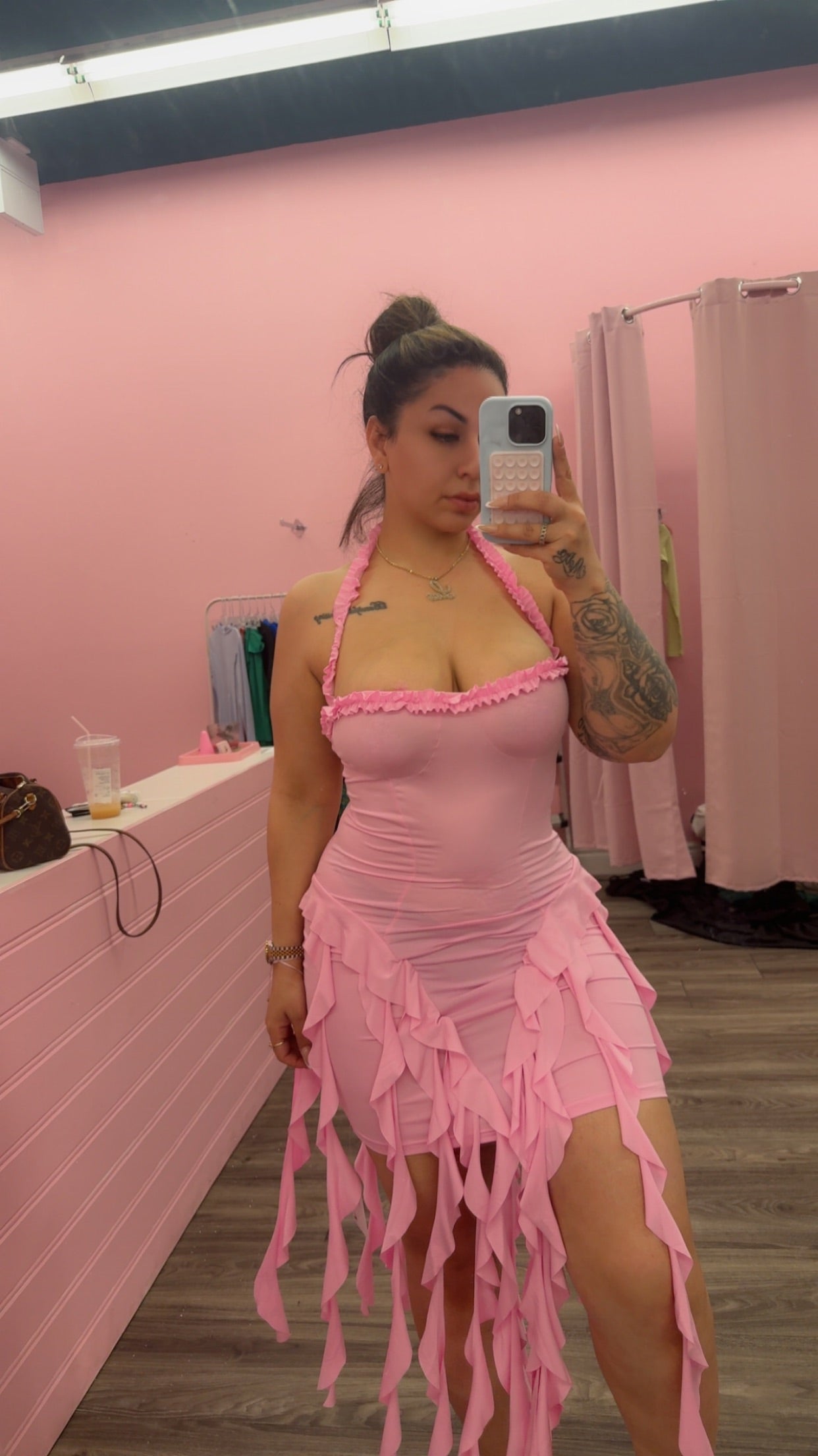Flamingo dress